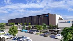 Architectural rendering of the Takealot distribution centre in Richmond-Park, Cape Town.