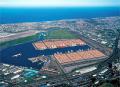 Aerial View of Durban Port.