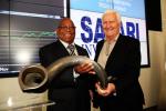 Founded by CEO Francois Marais (right) fourteen years ago, Safari Investments on Wednesday reported a 12% rise in headline earnings per share to 28c for the six months ended September 2014.