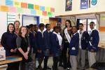Mall of the North’s general manager, Sumari de Ridder at Mitchell House school, along with Cindy Webster (Miss SA Finalist).