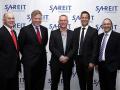 Property Sector heavyweights share a moment on the inauguration of the SA REIT Association launch in 2013, aimed at representing the listed property REIT sector.