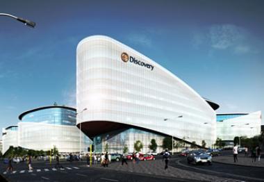Artist’s impression of Discovery global headquarters in Sandton, on the corner of Rivonia Road and Katherine Street, diagonally opposite Sandton City.
