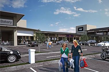 Artist rendering of first phase Grayston Shopping Centre