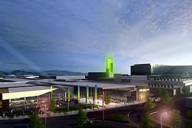 Artist Perspective of Greenacres Shopping Centre when revamped.