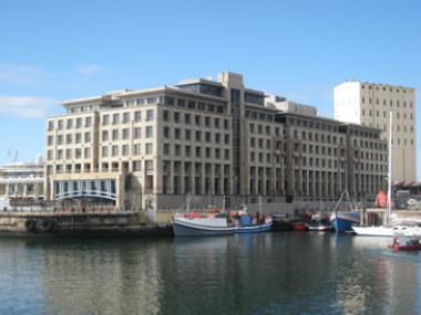 The Nedbank/BOE building in the clocktower precinct of the ever popular V & A Waterfront, which has again bucked the trend for office vacancies in Cape Town, by showing a decline in vacancies for the first quarter of 2012.