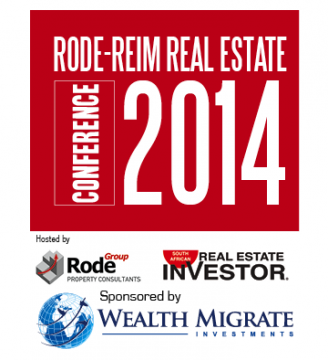 The annual Real Estate Investor Conference sponsored by Wealth Migrate, will be jointly hosted by Rode and REIM this year and will take place in September in Johannesburg, Cape Town and Durban.