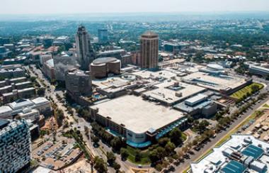 Construction of office property has exploded in Sandton CBD, north of Johannesburg, with developers still confident about demand despite saturation concerns.