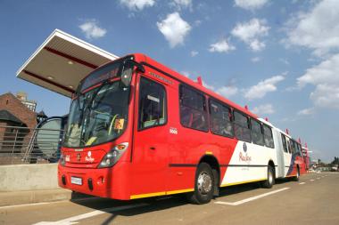 South Africa's Bus Rapid Transit (BRT) system.