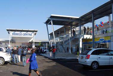 Sebele Shopping Centre in Gaborone not far from the recently launched Airport Junction Mall.