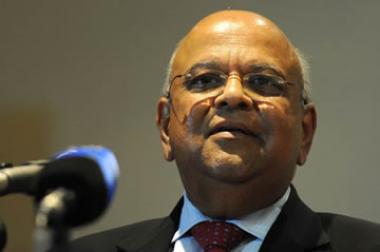 Finance Minister Pravin Gordhan said that while the global economic outlook remained unsteady, South Africa's economy had continued to grow, but more slowly than projected a year ago.